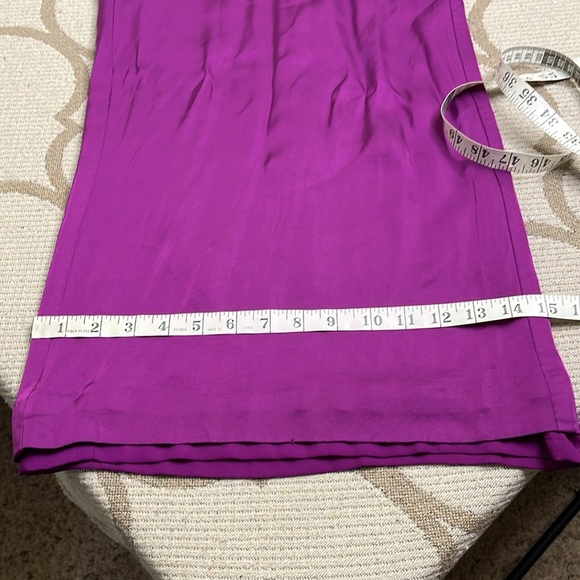 Lauren Ralph Lauren Purple v-neckline faux wrap wide leg jumpsuit belted - Picture 10 of 17